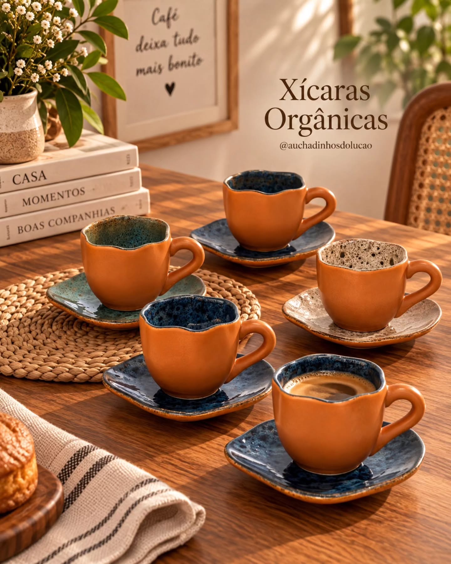 Xícaras Orgânicas